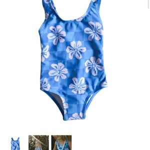 The little surfer dude hibiscus bathing suit